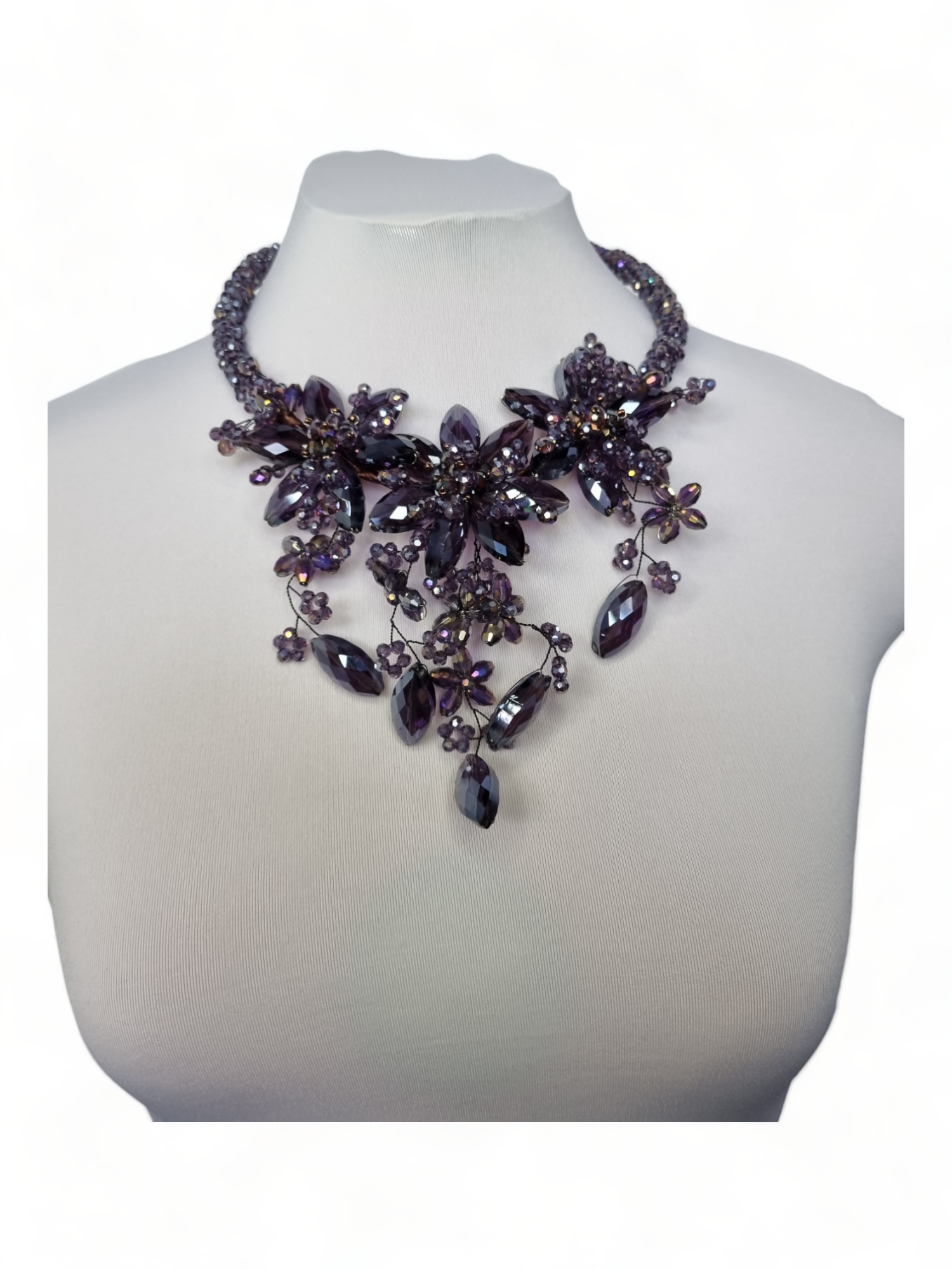 Handmade Necklace - Purple Haze