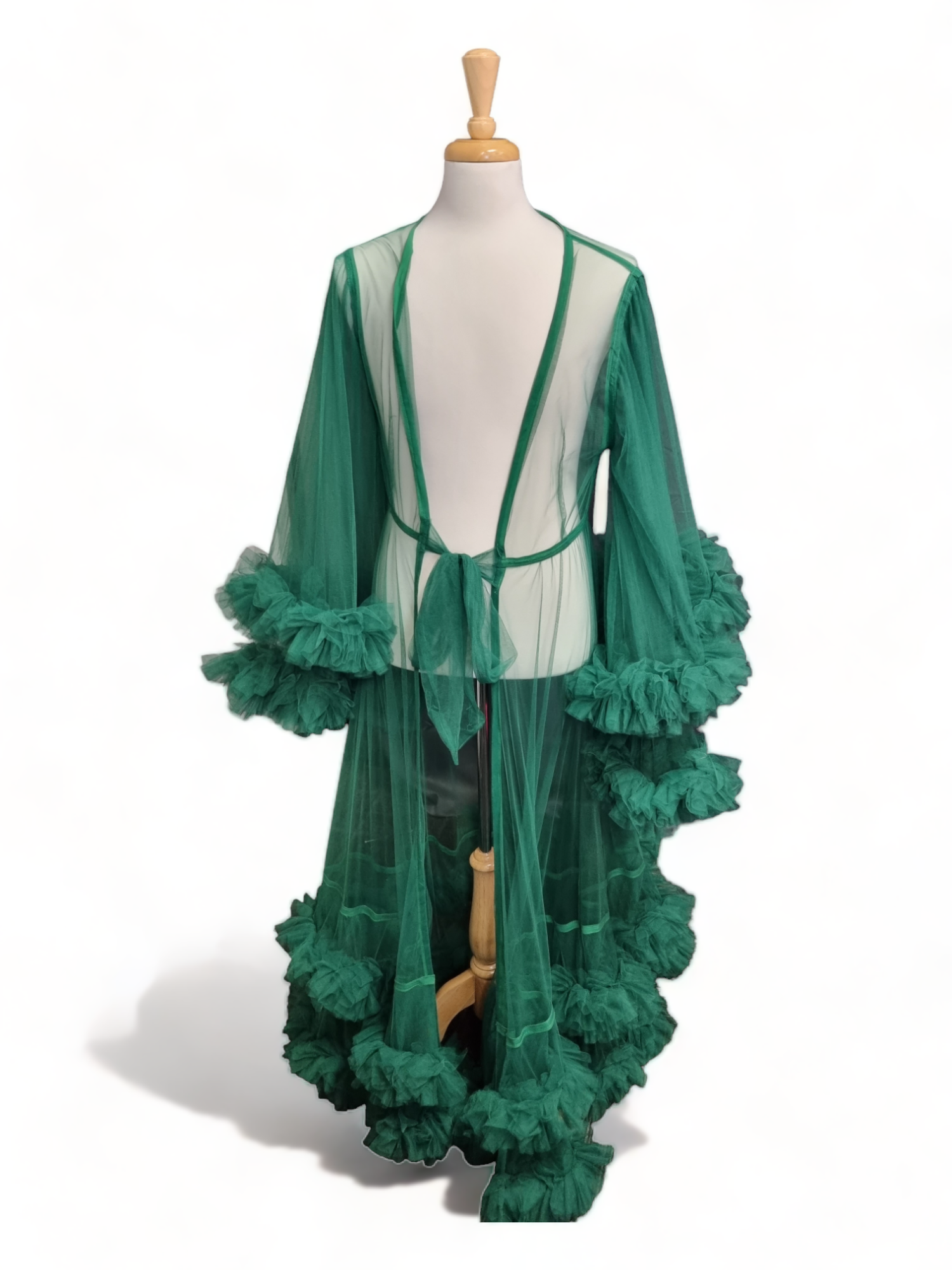 Tulle Dressing Gown with additional Boa