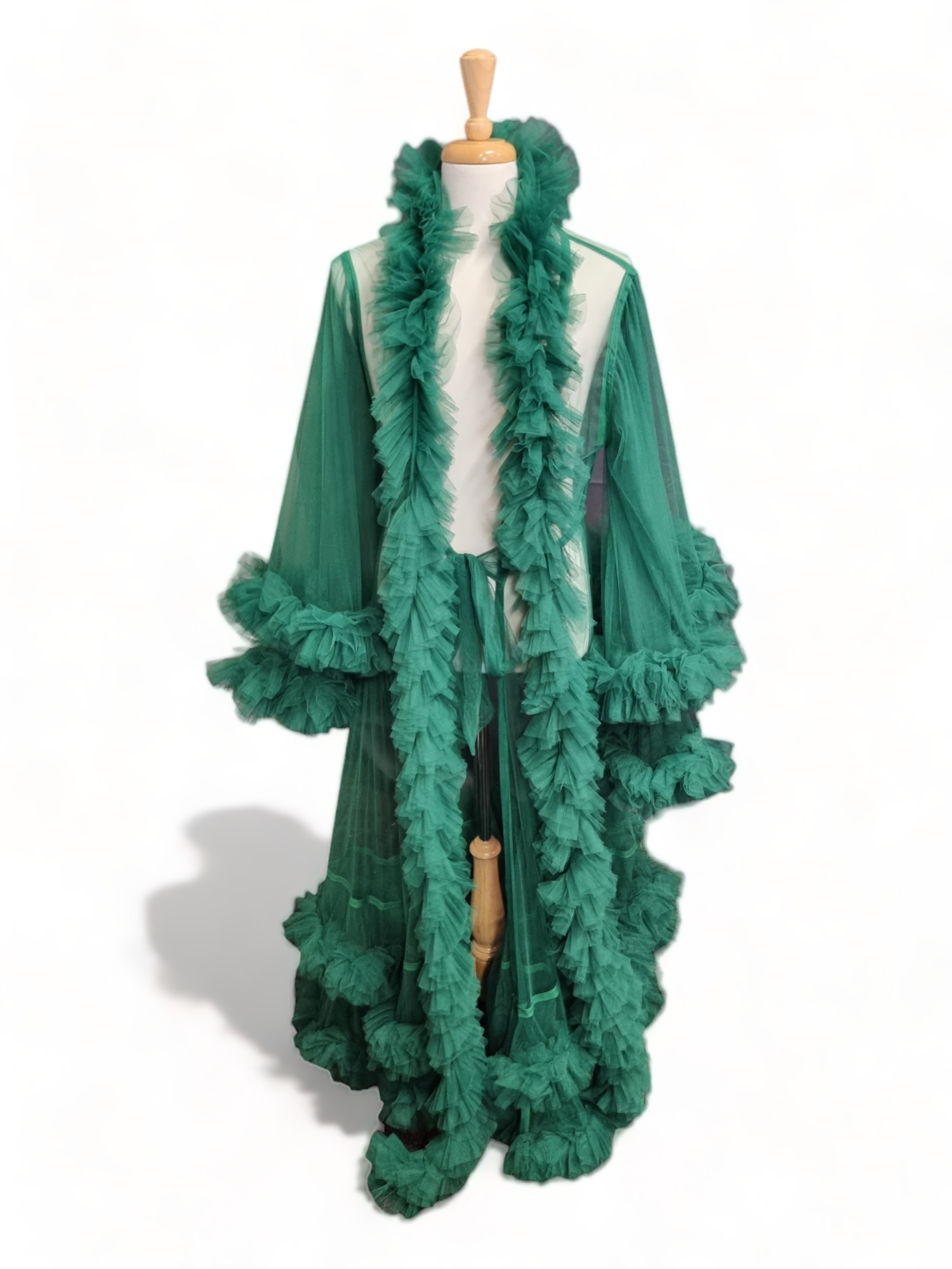 Tulle Dressing Gown with additional Boa