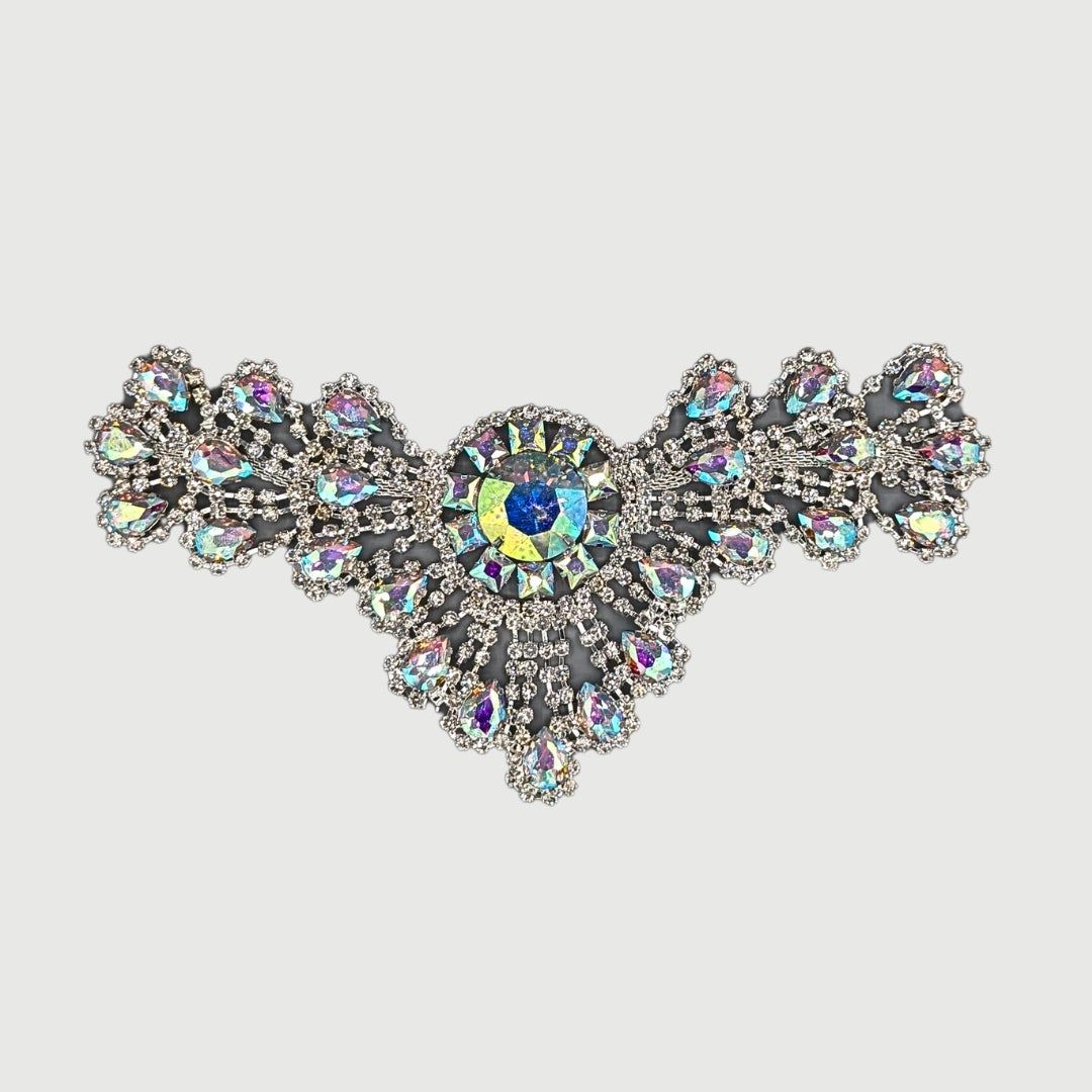 AB Diamante Crown Applique