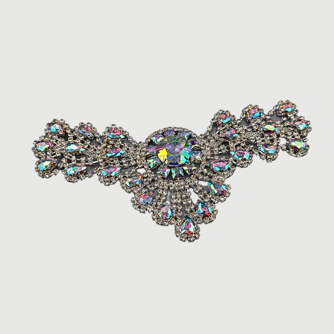 AB Diamante Crown Applique