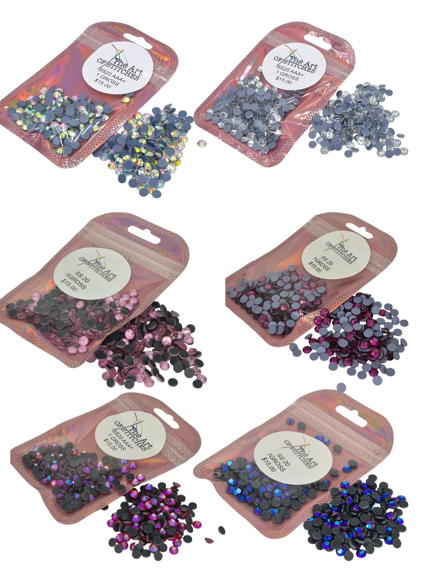 SS20 Hot Fix Glass Stones - Diamantes - Rhinestones  1 Gross